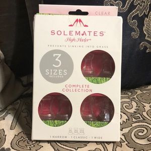 Solemates high heel caps 3 sizes new in box